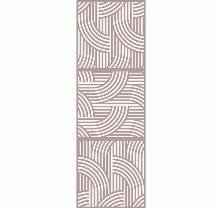 Papier peint salon organis lignes élégantes - TenStickers