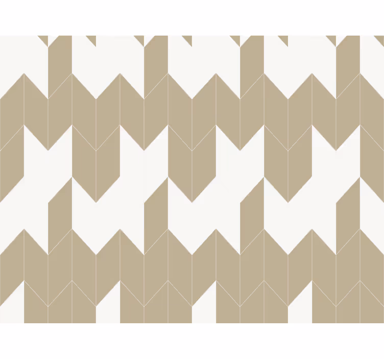 Papier peint formes géométriques design chevron - TenStickers
