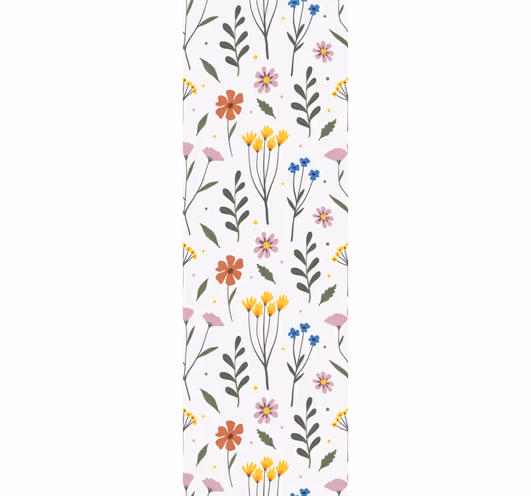 Papier peint floral design floral vibrant - TenStickers
