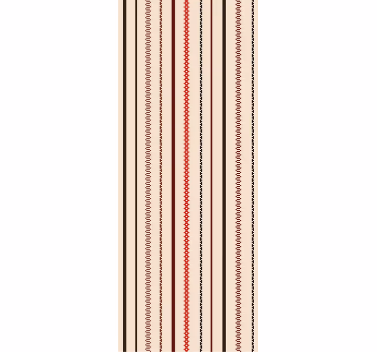 Papier peint ligne verticale motif de point linéaire - TenStickers