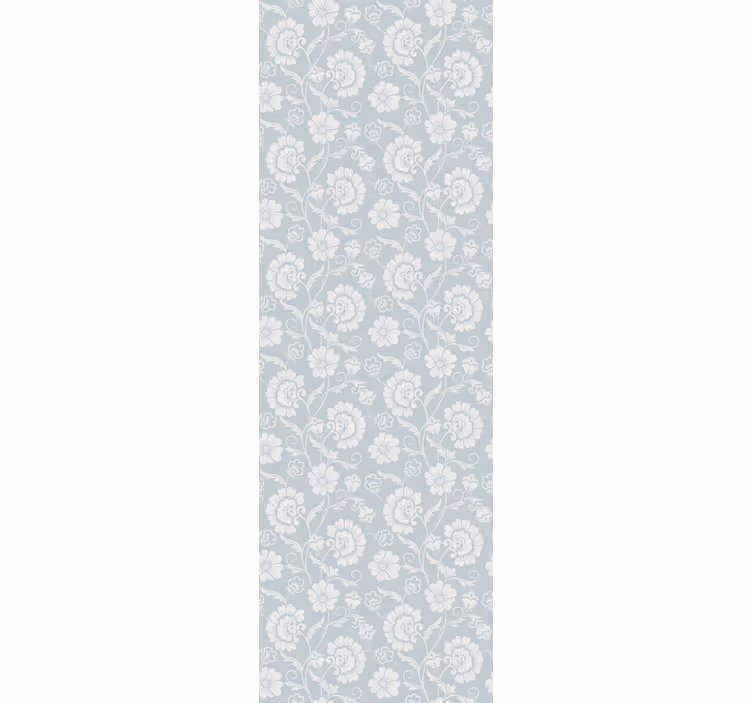 Papier peint fleuri motif de vigne fleurie - TenStickers