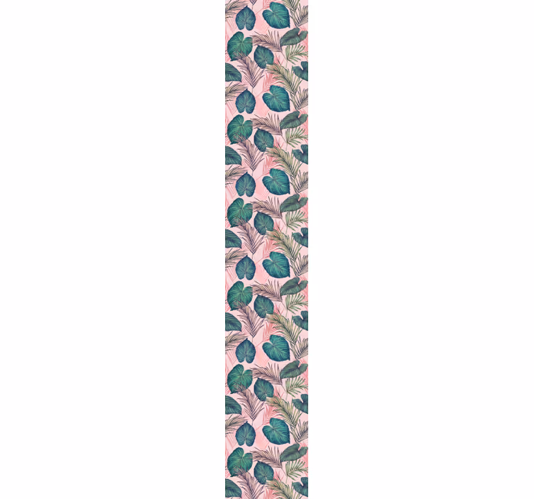 Papier peint nature découverte de feuilles tropicales - TenStickers
