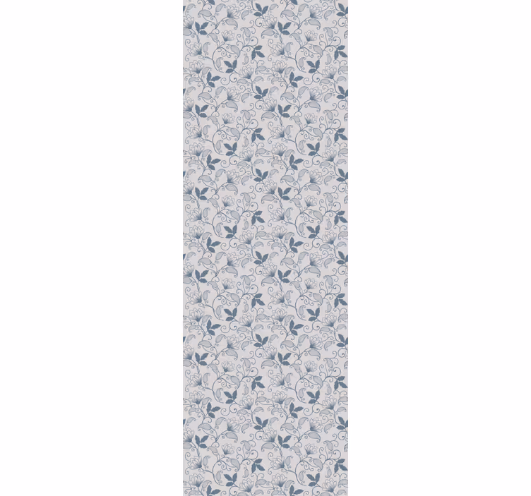 Papier peint fleuri délicate floraison de vigne - TenStickers