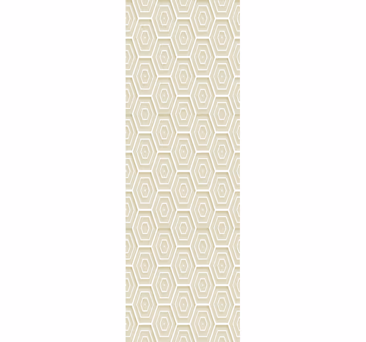 Papier peint formes géometriques structure hexagonale - TenStickers