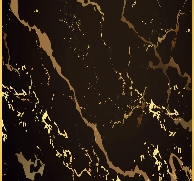 Papier peint effet marbre élégantes veines dorées - TenStickers