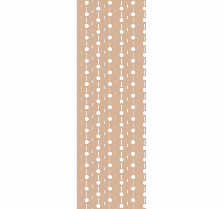 Papier peint cercles points blancs circulaires - TenStickers