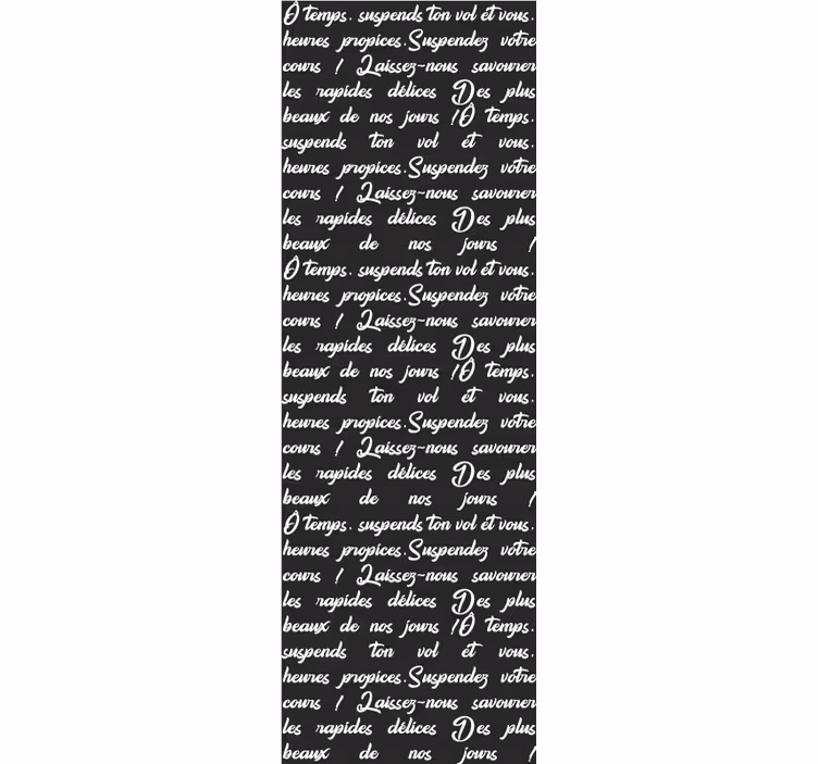 Papier peint texte typographie élégante - TenStickers