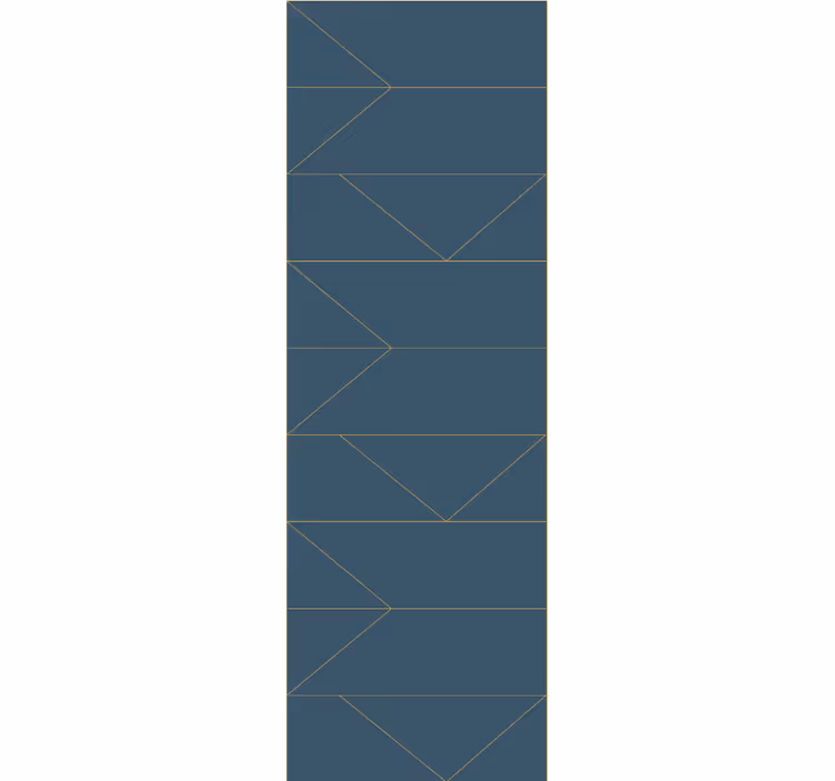 Papier peint salon formes de flèches géométriques - TenStickers