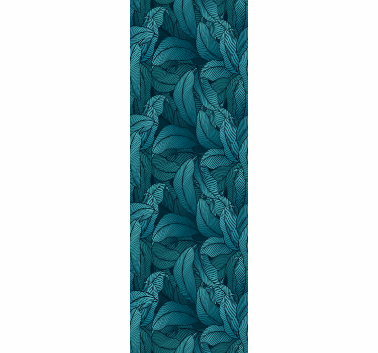 Papier peint feuillage arrangement vert stylisé - TenStickers