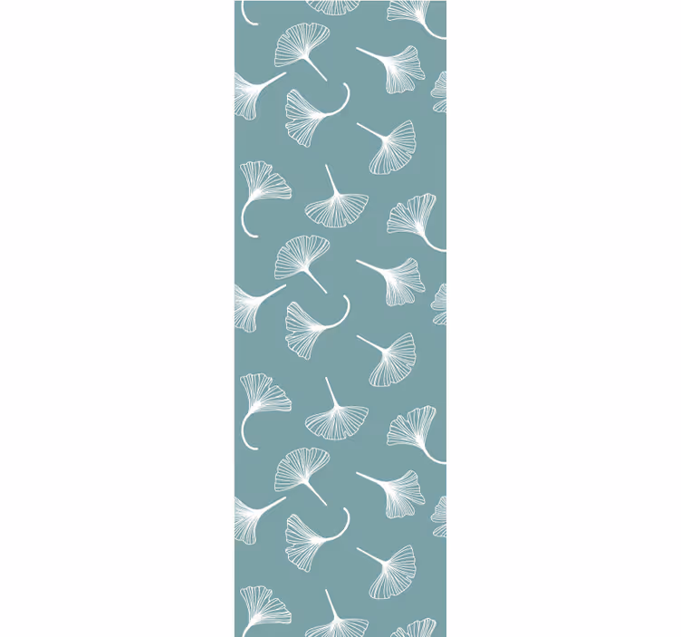 Papier peint feuillage ginkgo vert délicat - TenStickers