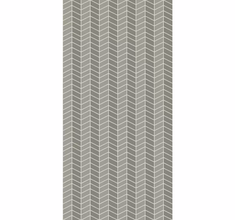 Papier peint formes géometriques motif à chevrons beige - TenStickers