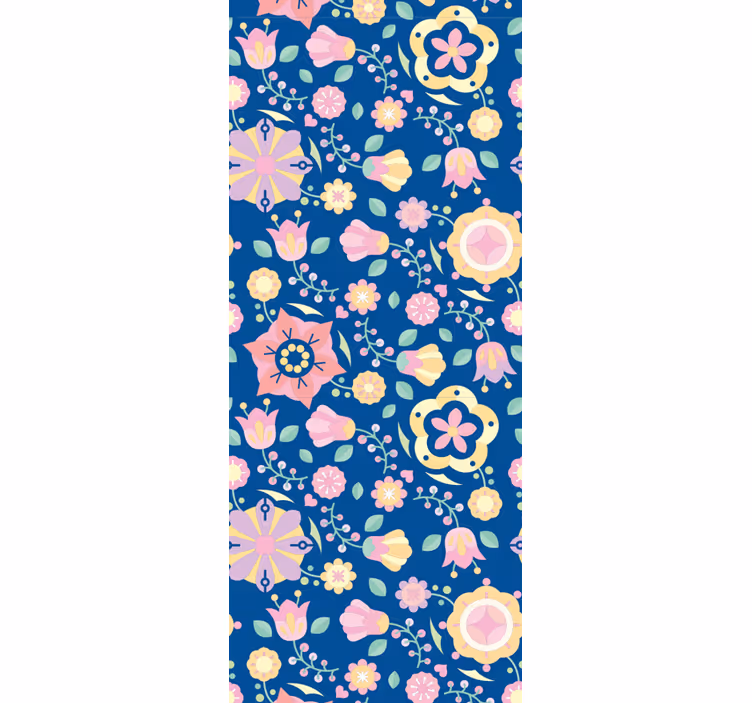 Papier peint floral composition de fleurs en éclosion - TenStickers