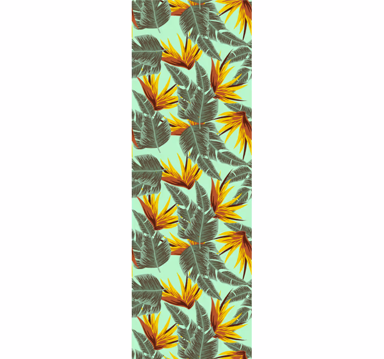 Papier peint nature éclat de feuillage tropical - TenStickers