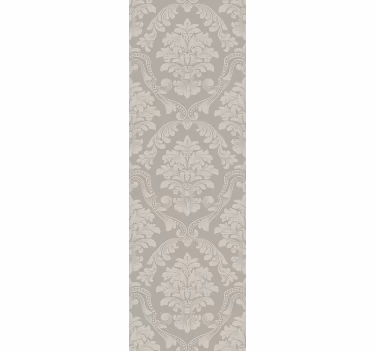 Papier peint baroque détails élégants des feuilles - TenStickers