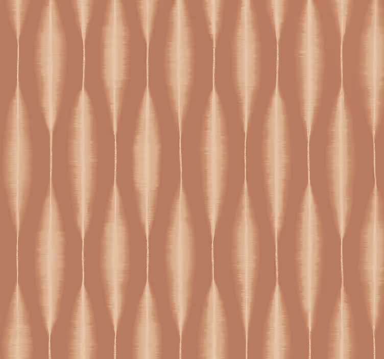 Papier peint géométrique mousse moka ikat kasuri - TenStickers