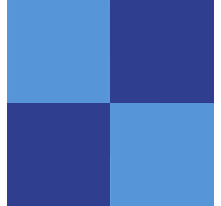 Papier peint carrelage motif sombre et bleu - TenStickers