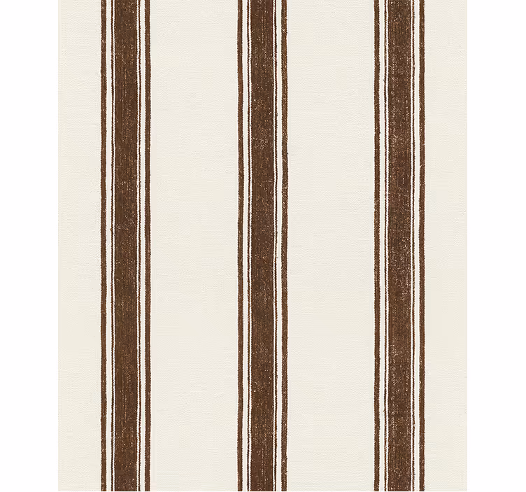 Papier peint géométrique lignes verticales marron - TenStickers