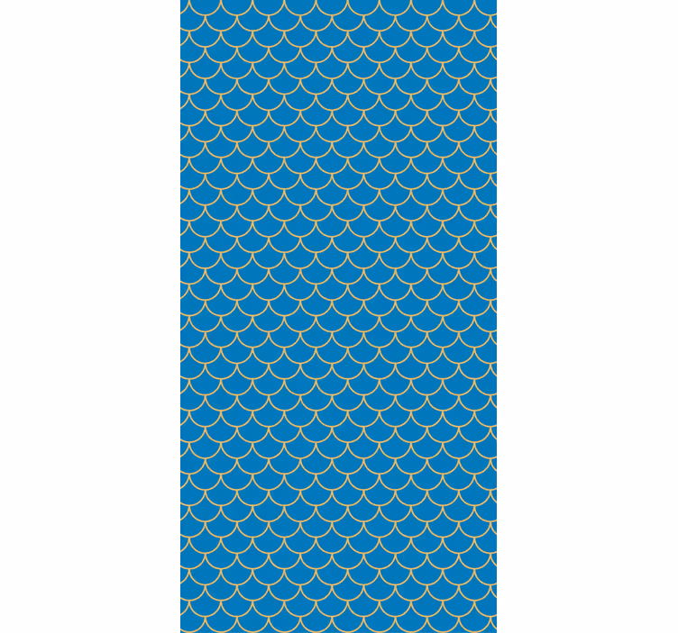 Papier peint salon finition à motifs en vagues - TenStickers