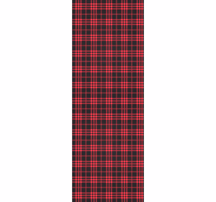 Papier peint de noël motif tartan écossais - TenStickers