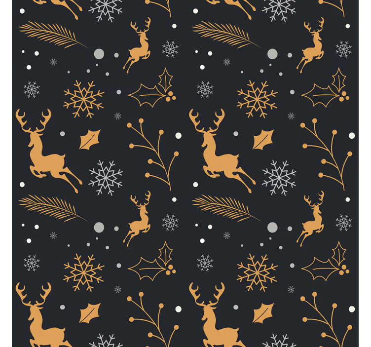 Papier peint de noël composition joyeux noël - TenStickers