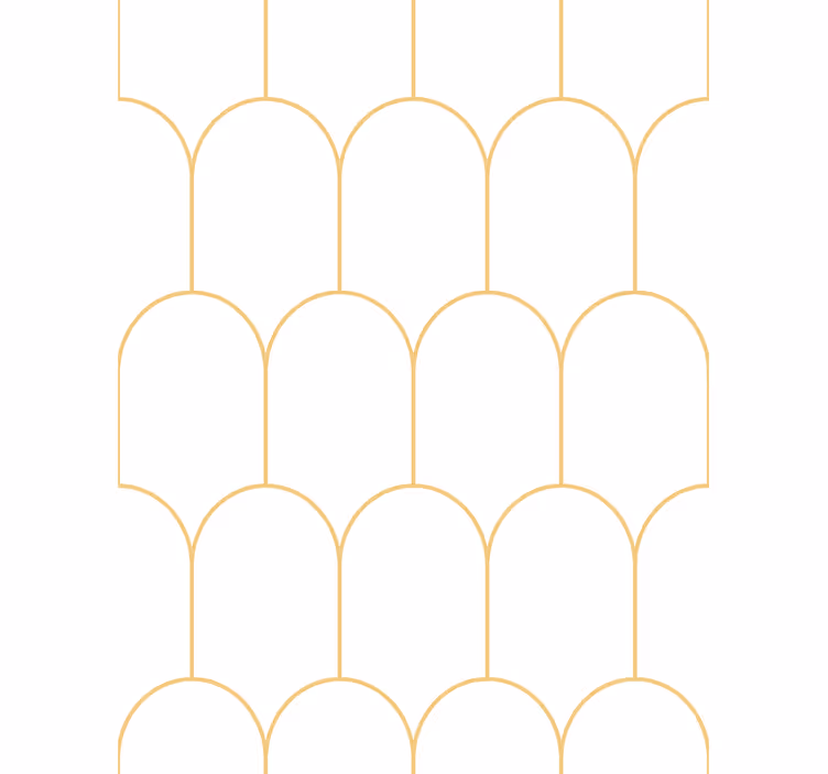 Papier peint salon arches dorées élégantes - TenStickers