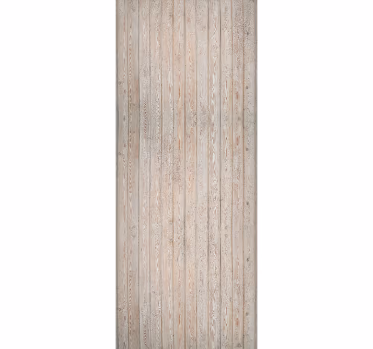 Papier peint ornemental lattes horizontales marron clair - TenStickers