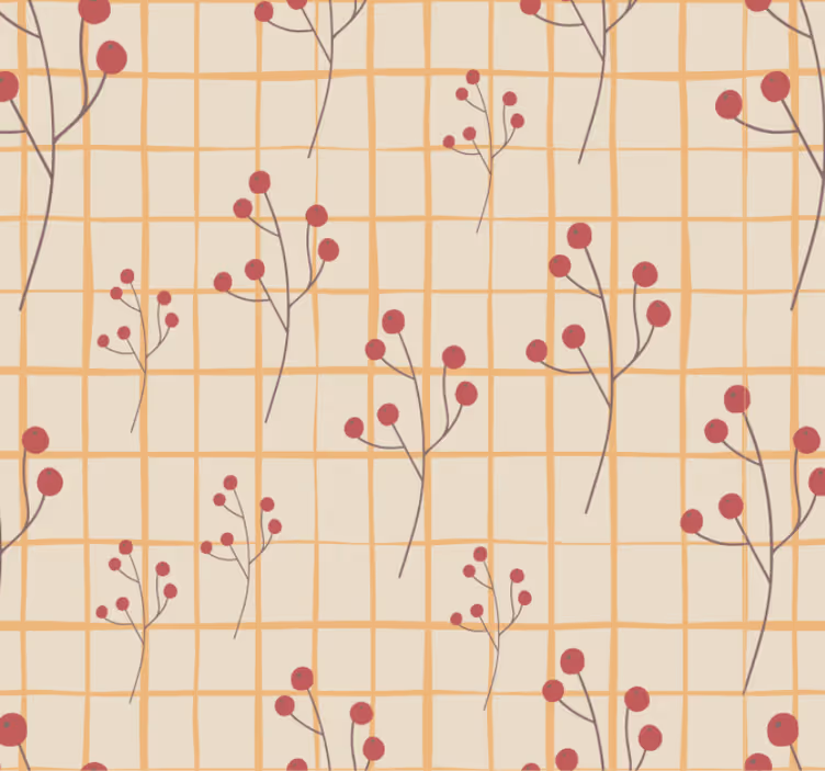 Papier peint chambre motif floral élégant - TenStickers