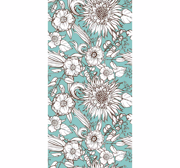 Papier peint chambre motif tournesol - TenStickers