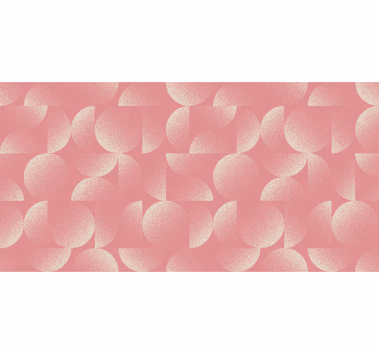 Papier peint chambre demi-cercles pastel - TenStickers