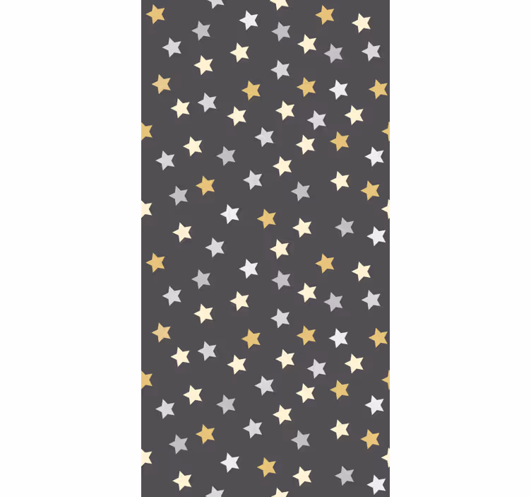 Papier peint chambre étoiles dorées kallax - TenStickers