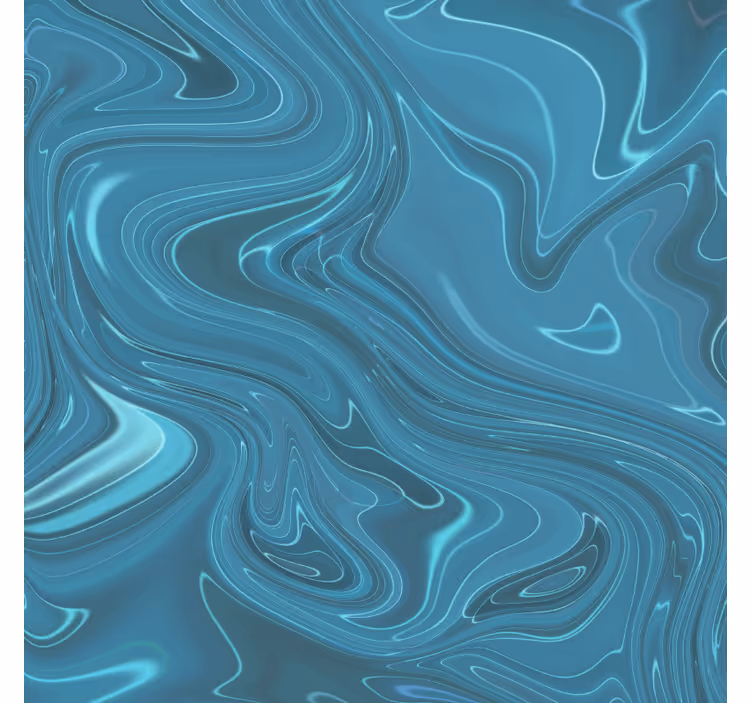 Papier peint salon ciment abstrait gris et turquoise - TenStickers