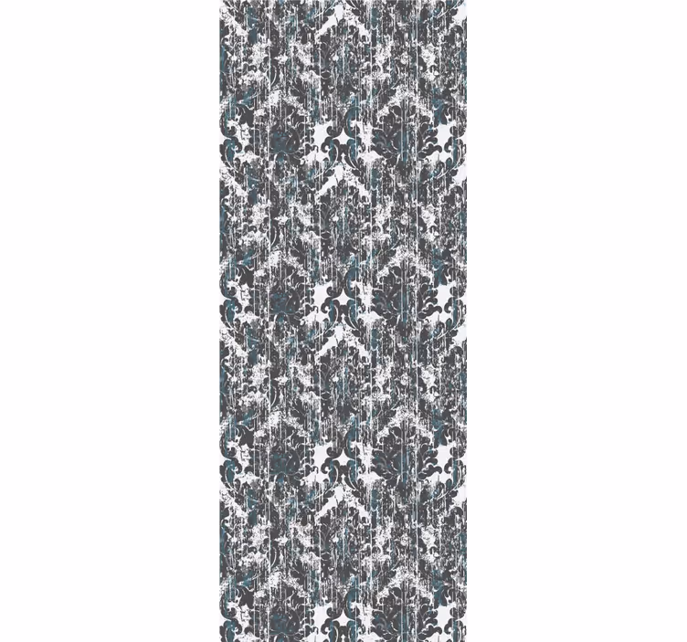 Papier peint ornemental motifs petits éléments gris - TenStickers