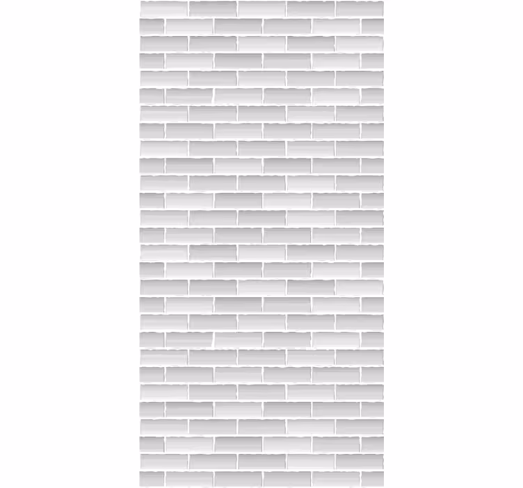 Papier peint briques motif réaliste gris - TenStickers