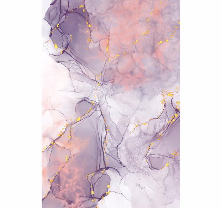 Papier peint ornemental design abstrait marbré - TenStickers