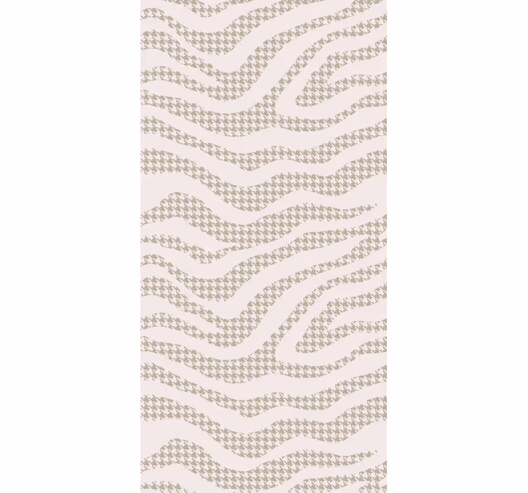Papier peint salon motif vague abstraite - TenStickers