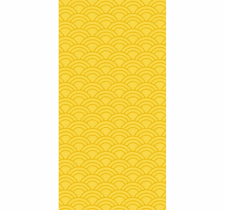 Papier peint ornemental motif vagues gracieuses - TenStickers
