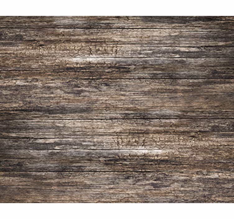 Papier peint salon effet bois foncé - TenStickers