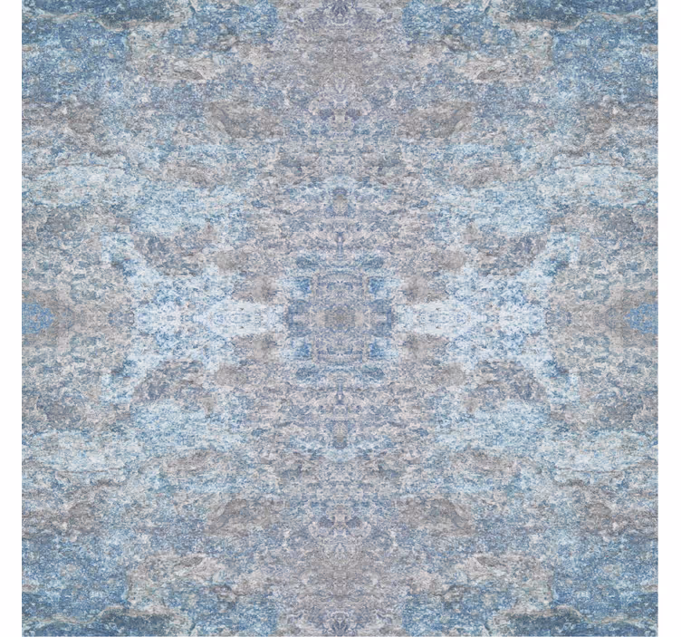 Papier peint motif marbre bleu clair et beige - TenStickers