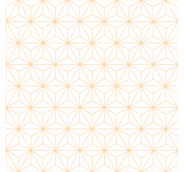 Papier peint salon lignes blanches et dorées - TenStickers
