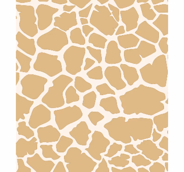 Papier peint animaux imprimé girafe - TenStickers