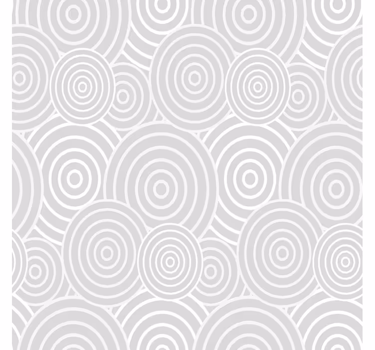Papier peint chambre motif lignes circulaires - TenStickers