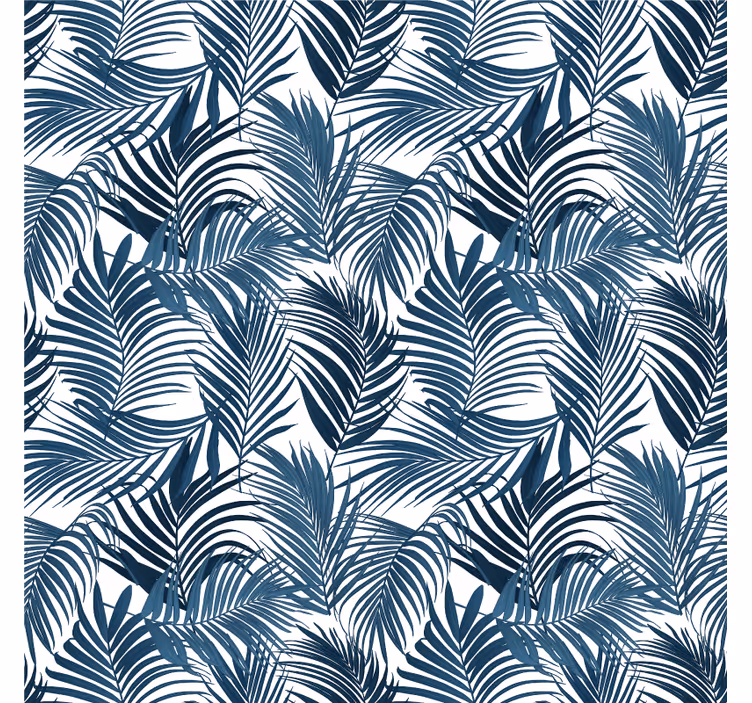 Papier peint chambre feuilles tropicales - TenStickers