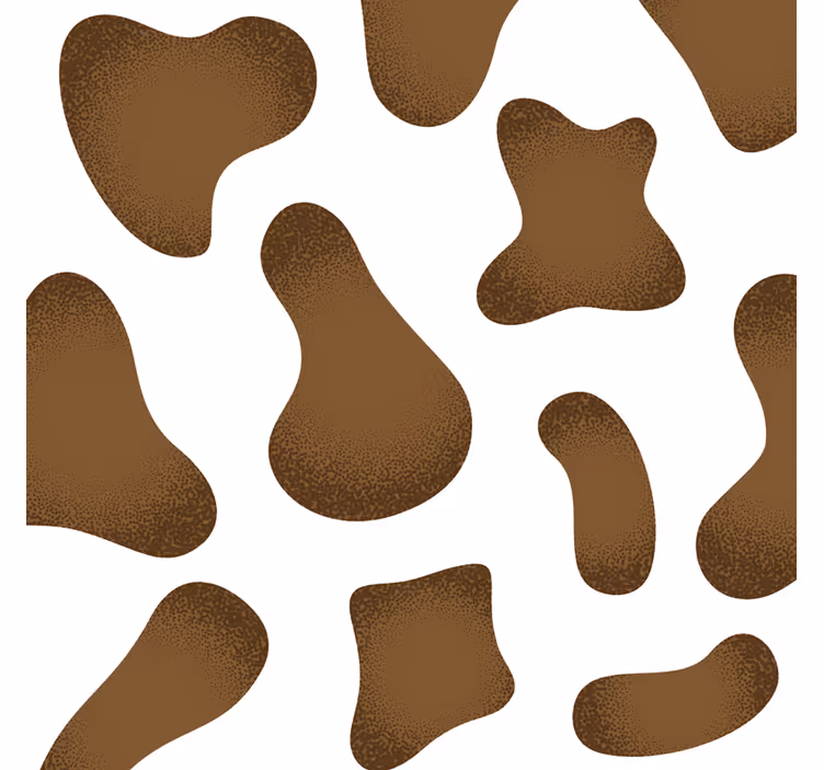 Papier peint animaux motif abstrait en peau de vache - TenStickers