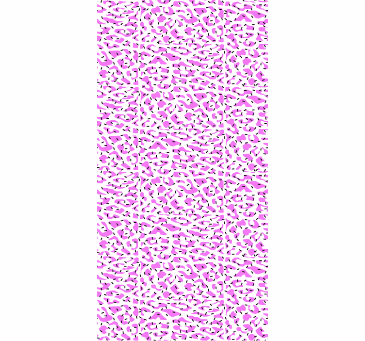 Papier peint animaux motif léopard fuchsia - TenStickers