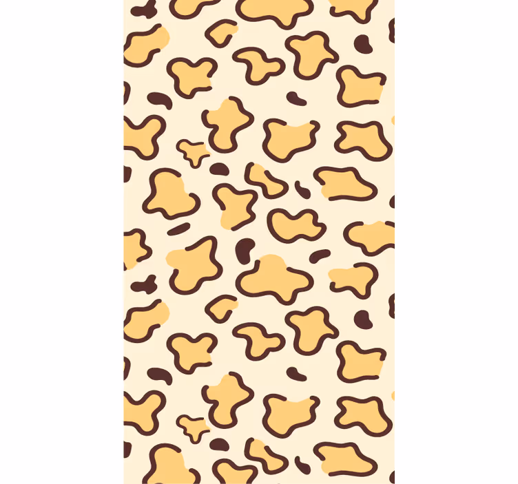 Papier peint animaux formes de grands léopards - TenStickers