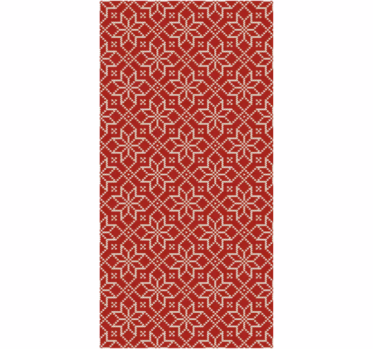 Papier peint de noël motif pulls flocons de neige - TenStickers