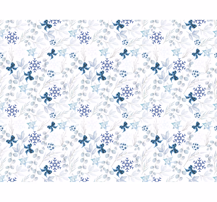 Papier peint de noël ambiance festive - TenStickers