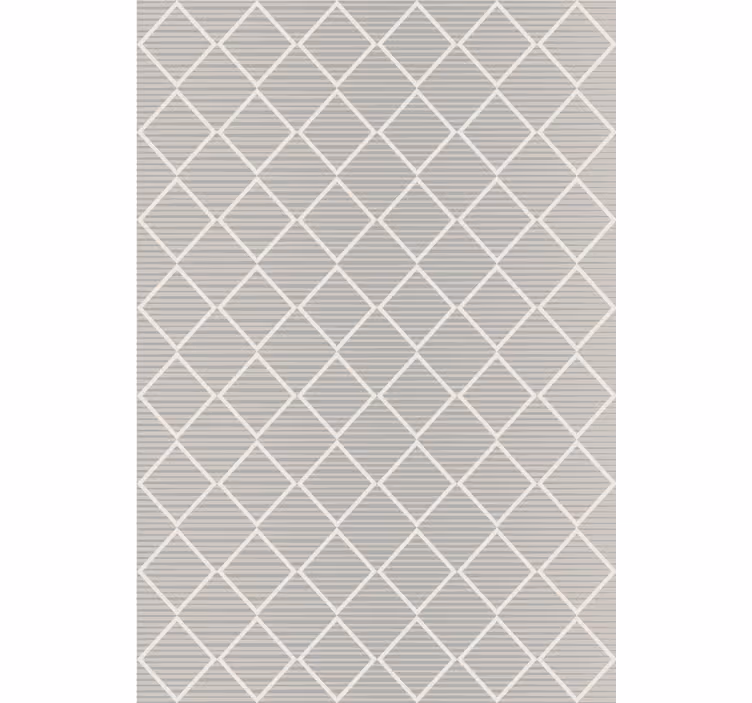 Papier peint bureau losanges gris irréguliers - TenStickers