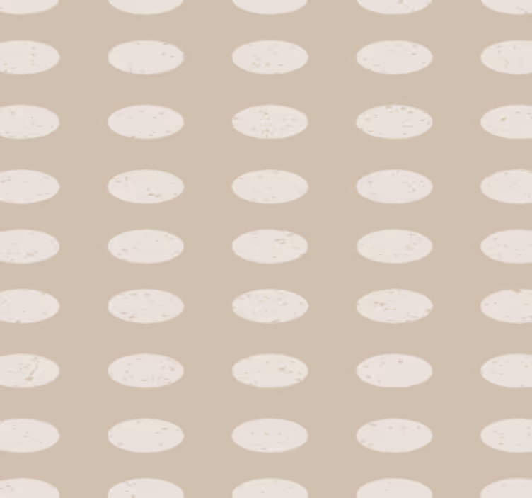 Papier peint couloir motif géométrique cercles blancs - TenStickers