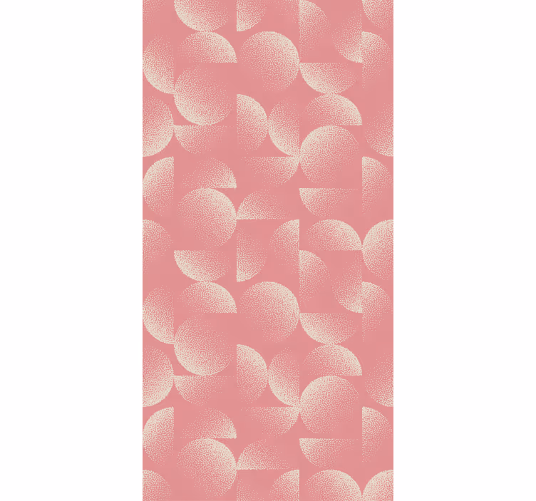 Papier peint salle à manger cercles pastel - TenStickers